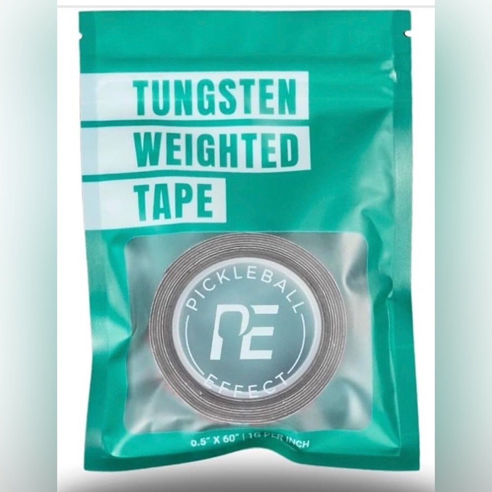 Pickleball Effect Tungsten Weighted Tape - Teal Packaging
